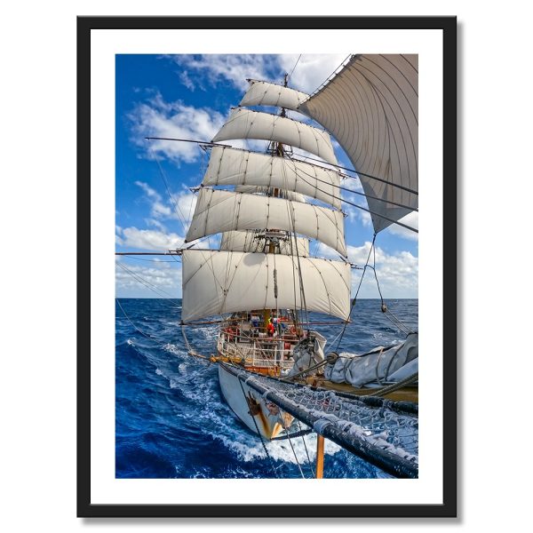 Fotografia plachetnice z plavby cez Atlantik – fine art print od Martina Machniča